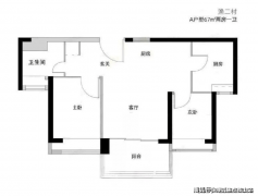 户型亮点：三房设想精准婚配二孩或三代同堂质